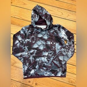 Under Armour Purple and Gray Hoodie Kids size Large